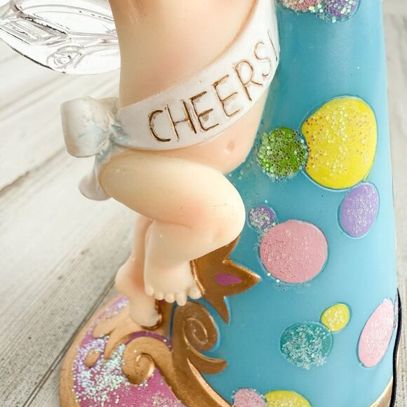 My Little Kitchen Fairies Enesco Cheers Fairie 2010 Birthday Party Hat 4018030 - Picture 14 of 16